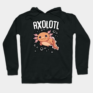 Axolotl - Adorable & Cute Kawaii Salamander Hoodie